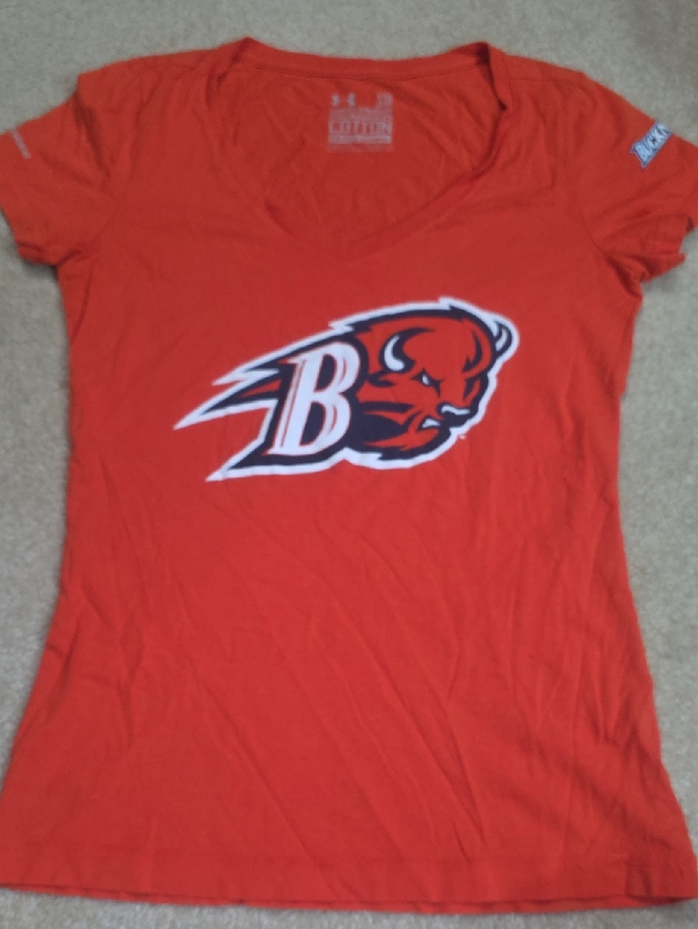 Under Armour Orange Women's Graphic Buffalo Tee